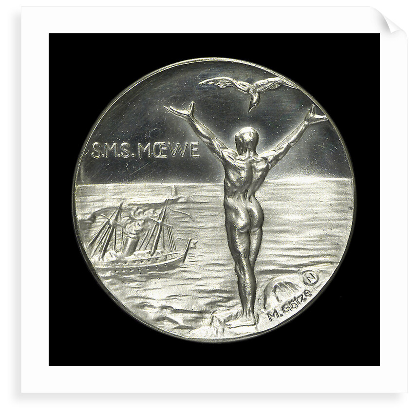 Medal commemorating Captain Count Dohna-Schlodien and the return of the 'Moewe' by M. Gotze