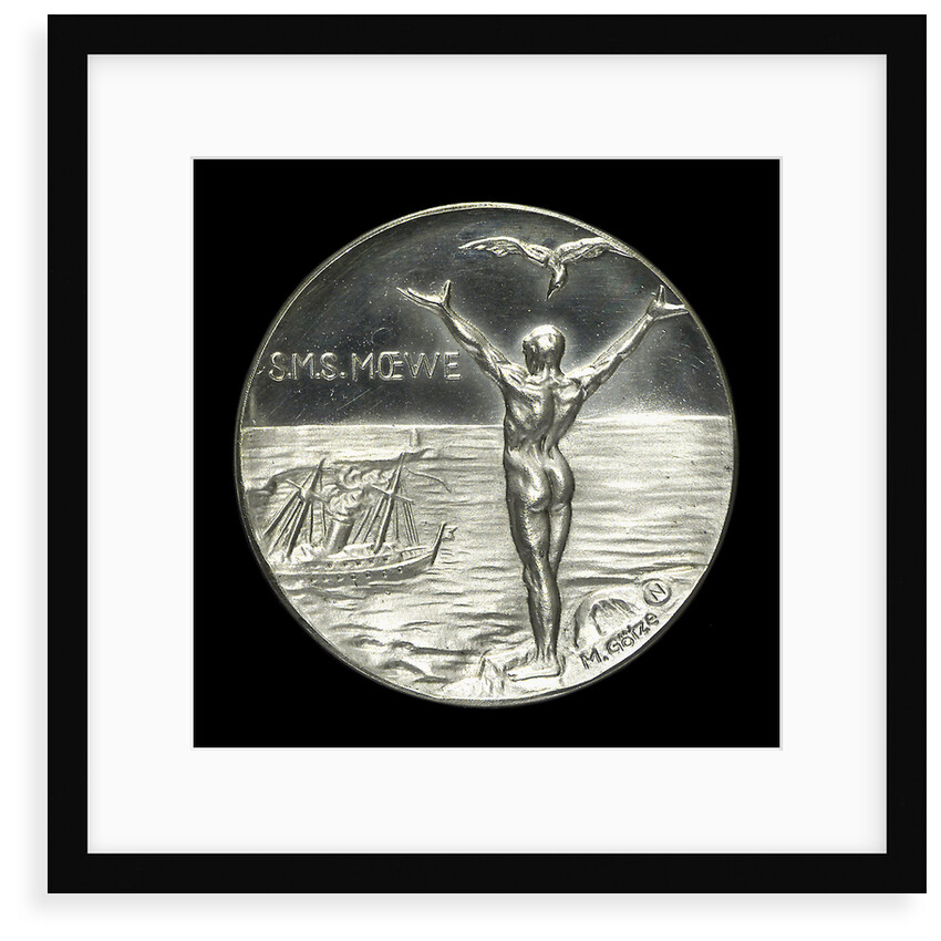 Medal commemorating Captain Count Dohna-Schlodien and the return of the 'Moewe' by M. Gotze