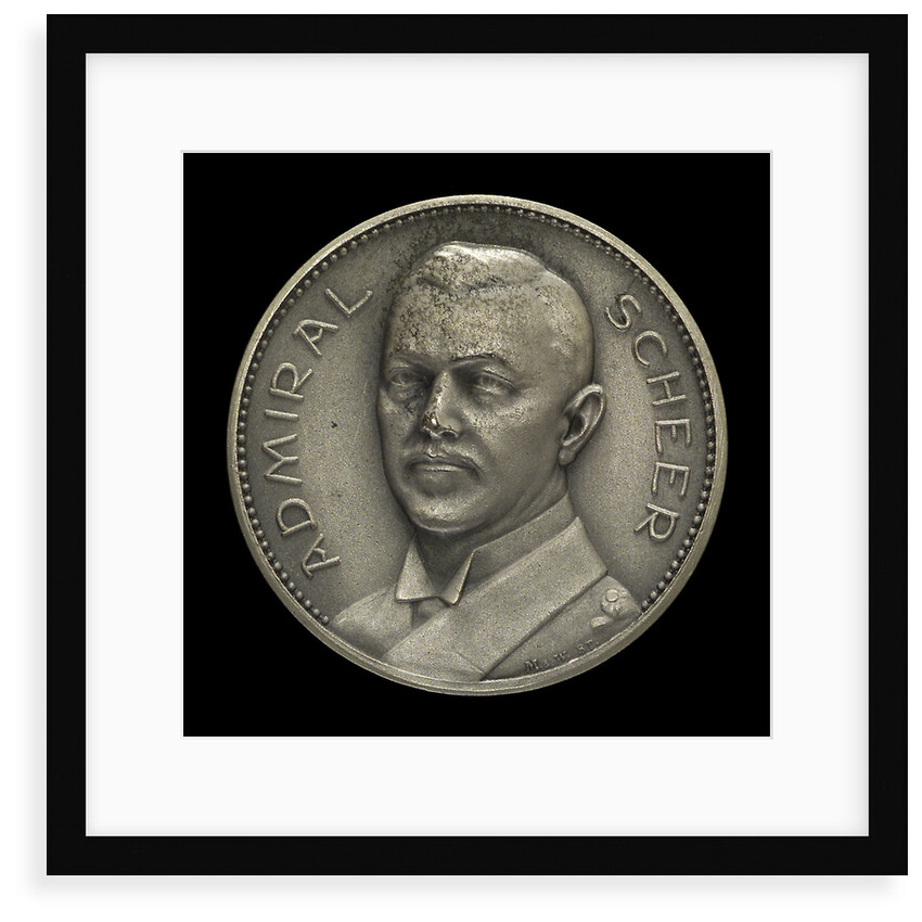 Medal commemorating Admiral Reinhard von Scheer (1863-1928); obverse by M. & W.