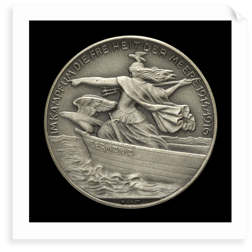 Medal commemorating Admiral Reinhard von Scheer (1863-1928); reverse by M. & W.