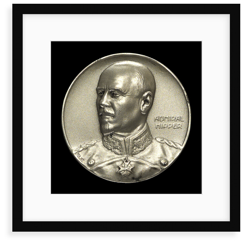 Medal commemorating Admiral Franz von Hipper (1863-1932) and the Battle of Jutland, 1916; obverse by F. Eue