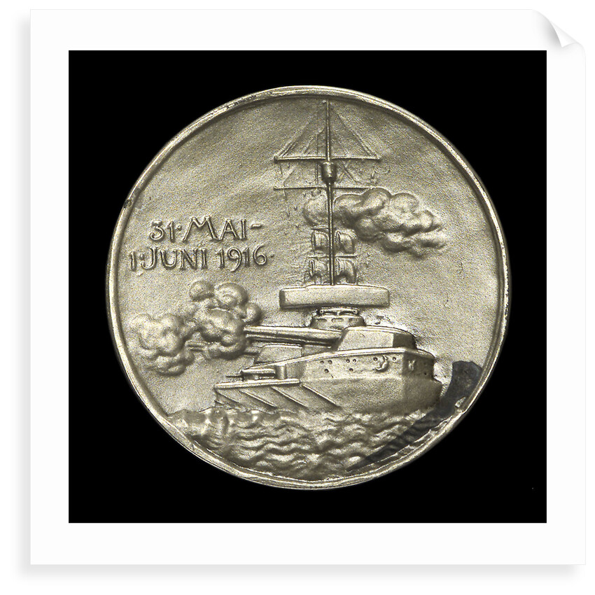 Medal commemorating Admiral Franz von Hipper (1863-1932) and the Battle of Jutland, 1916; reverse by F. Eue
