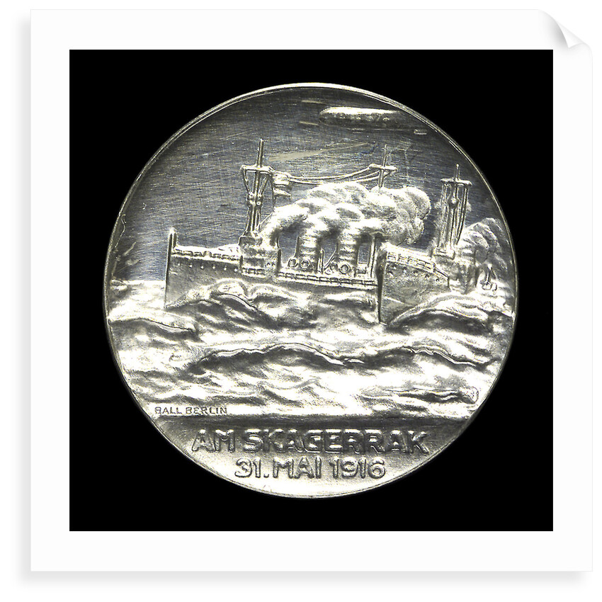Medal commemorating Admiral Franz von Hipper (1863-1932) and the Battle of Jutland, 1916; reverse by F. Eue