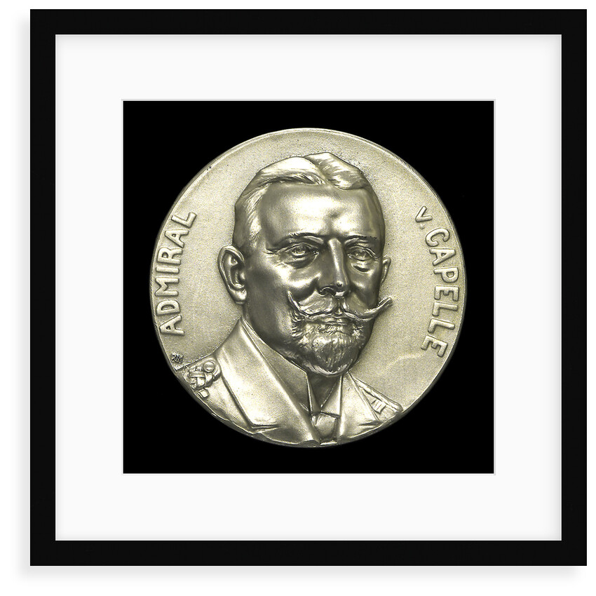 Medal commemorating Admiral Eduard von Capelle (1855-1931) and the Battle of Jutland, 1916; obverse by B.H. Mayer