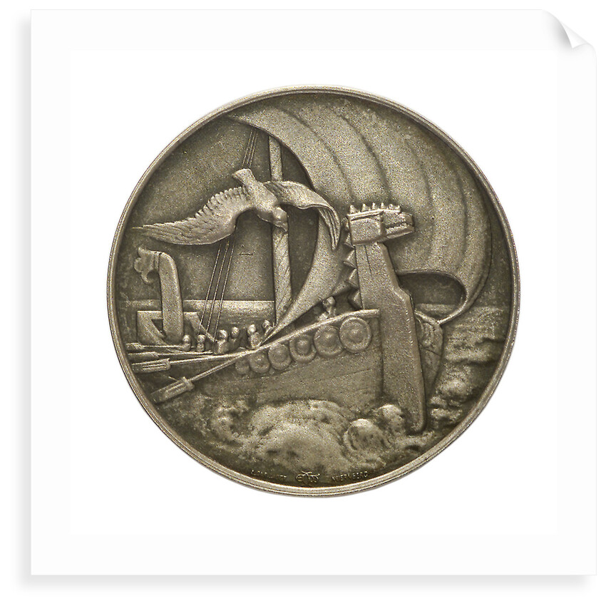 Medal commemorating Corvette Captain Nicolas Burgraf Count Dohna-Schlodien; reverse by D.M. Lauer