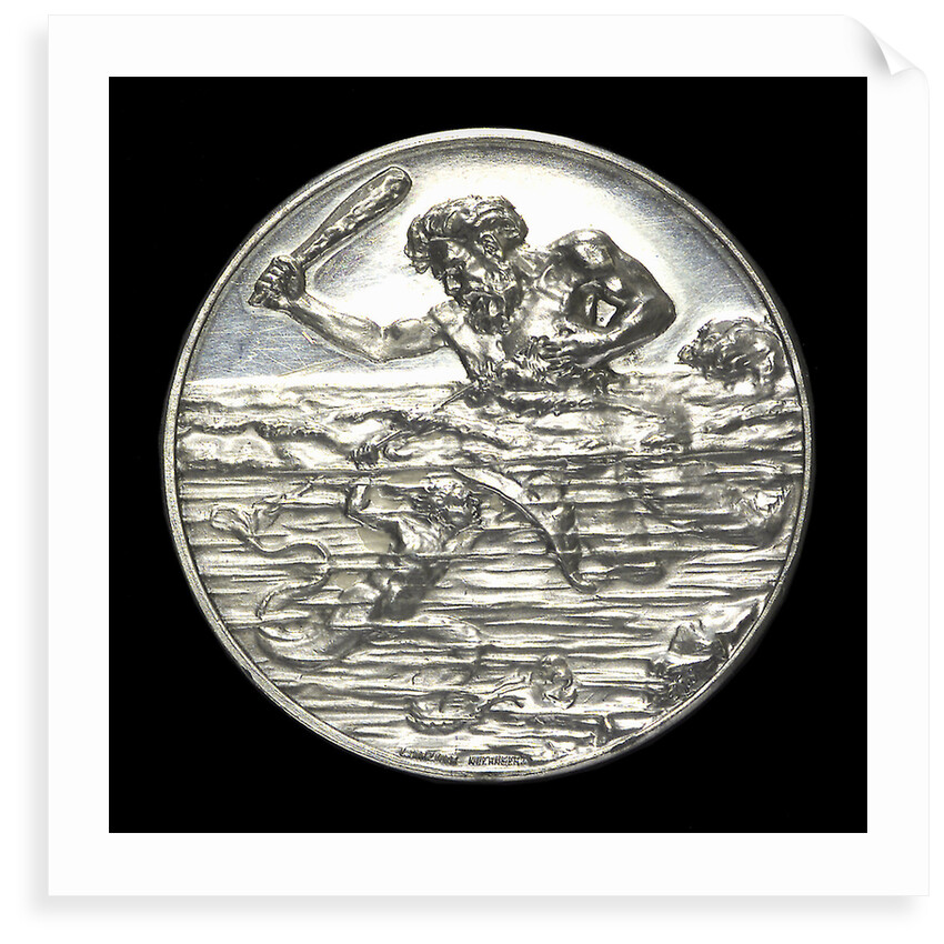 Medal commemorating the glory of the submarine; obverse by Lauer Bros.