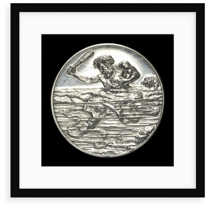 Medal commemorating the glory of the submarine; obverse by Lauer Bros.