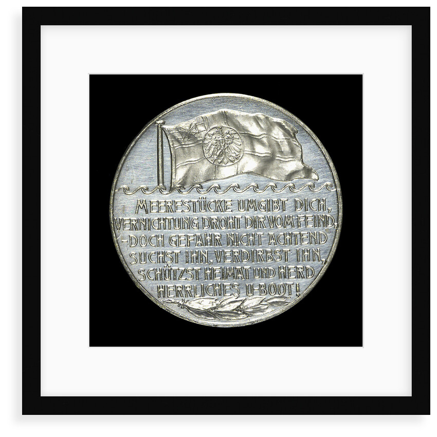 Medal commemorating the glory of the submarine; reverse by Lauer Bros.
