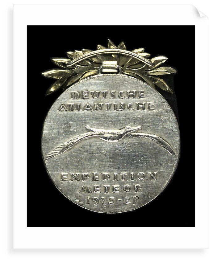 Medal commemorating the voyage of the 'Meteor', survey ship, 1925-1927; reverse by Bavarian Mint