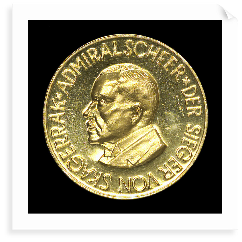 Medal commemorating Admiral Rheinhold von Scheer (1863-1928); obverse by unknown