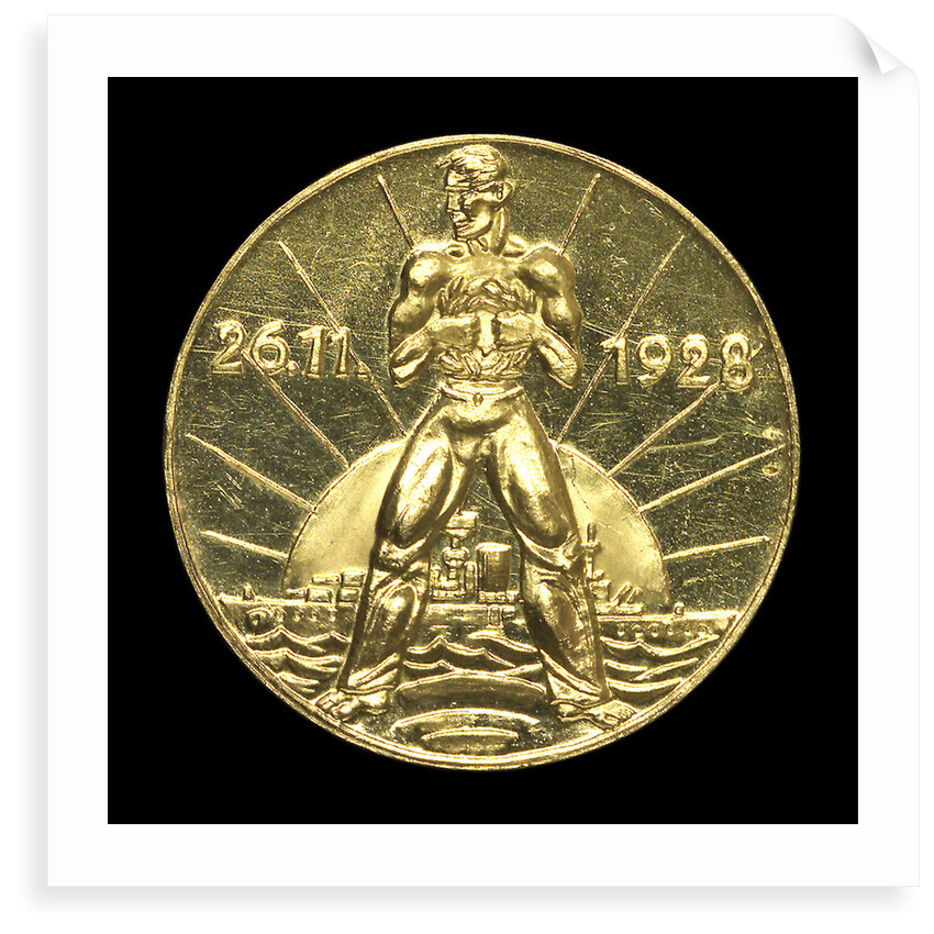 Medal commemorating Admiral Rheinhold von Scheer (1863-1928); reverse by Unknown