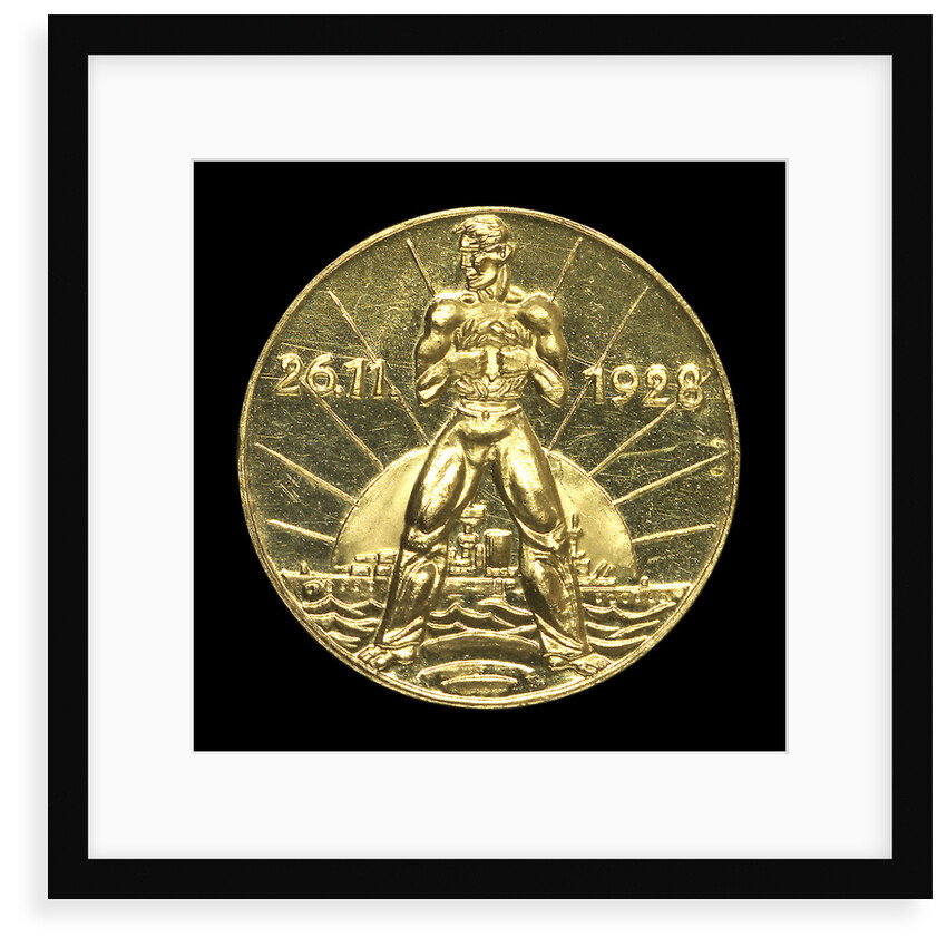Medal commemorating Admiral Rheinhold von Scheer (1863-1928); reverse by Unknown