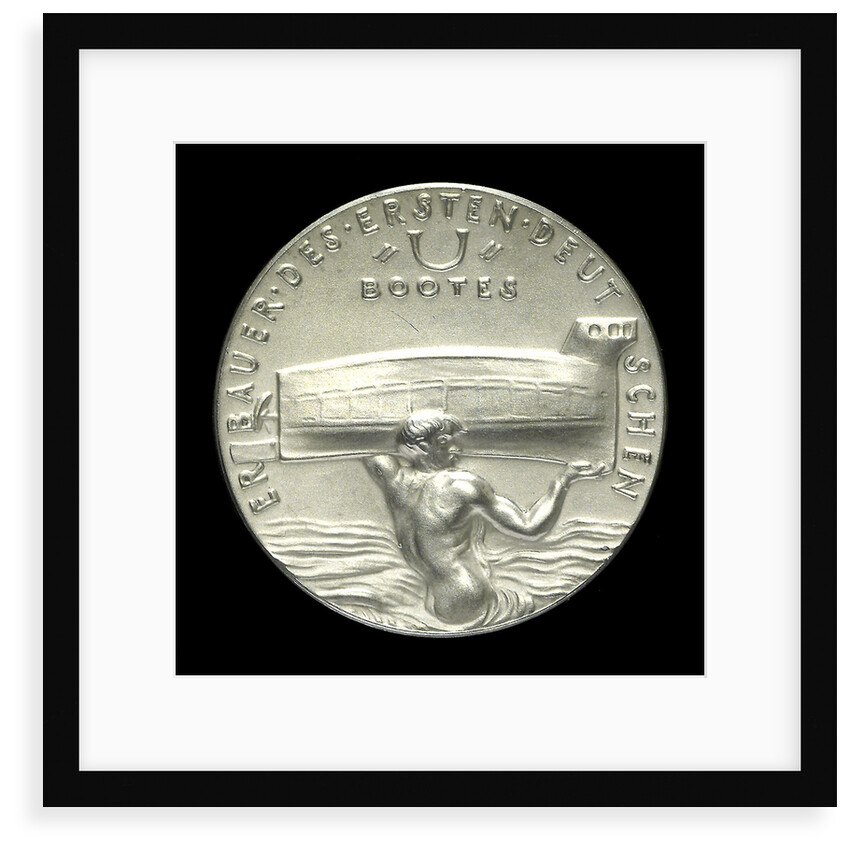 Medal commemorating W. Bauer, Engineer (1822-1875), 60th anniversary of his death; reverse by Karl Goetz
