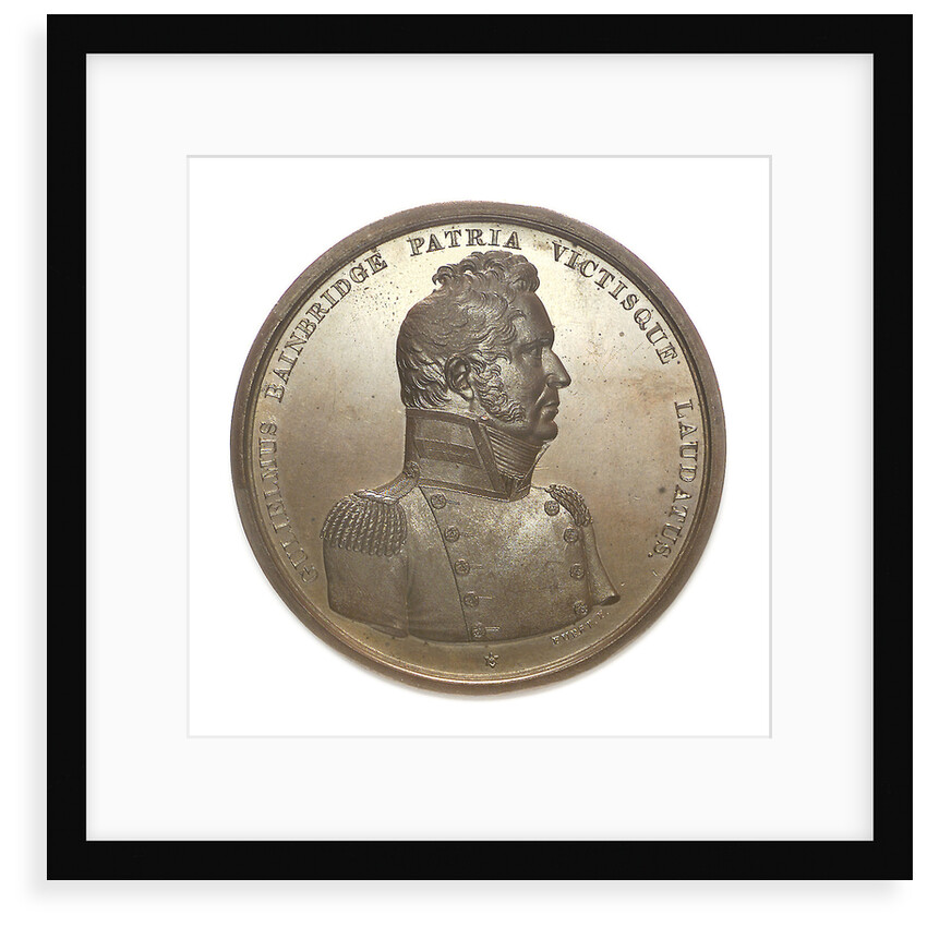 Medal commemorating Commodore William Bainbridge (1774-1833) and the action between USS 'Constitution' and HMS 'Java', 1812; obverse by Moritz Furst