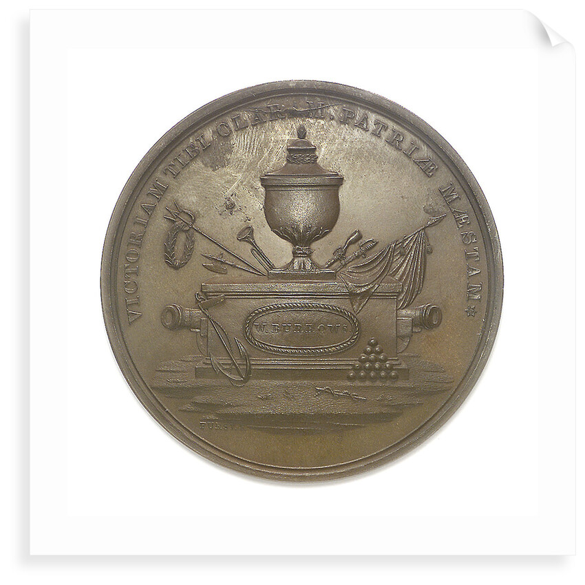 Medal commemorating the action between USS 'Enterprise' and HMS 'Boxer', 1813; obverse by Moritz Furst