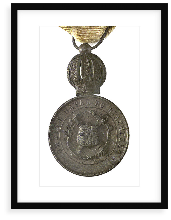 Medal commemorating the Battle of Riachuelo, 1865; reverse by unknown