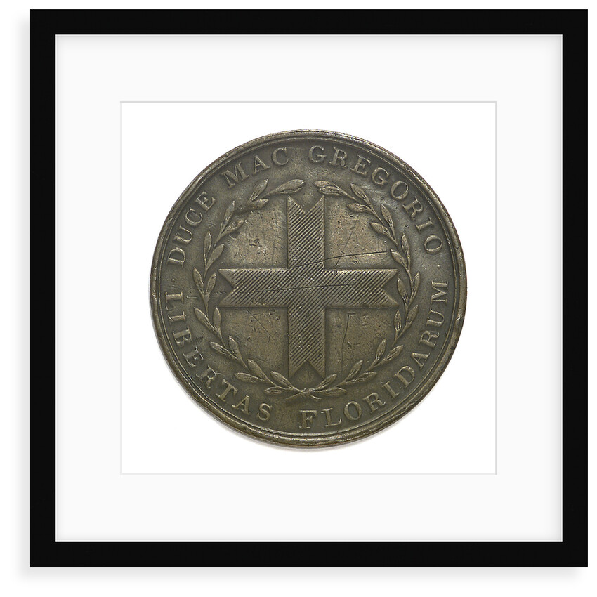 Medal commemorating G. MacGregor and the expedition to Florida, 1817; obverse by unknown
