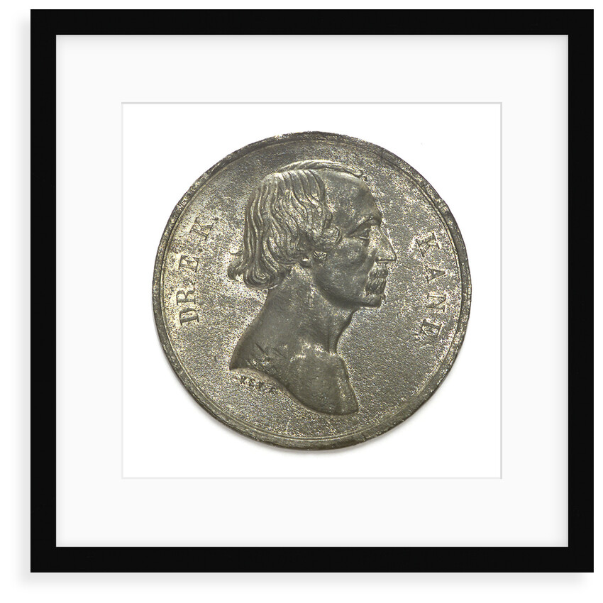 Medal commemorating Dr Elisha Kent Kane (1820-1857), Arctic explorer; obverse by F.C. Kay & Sons