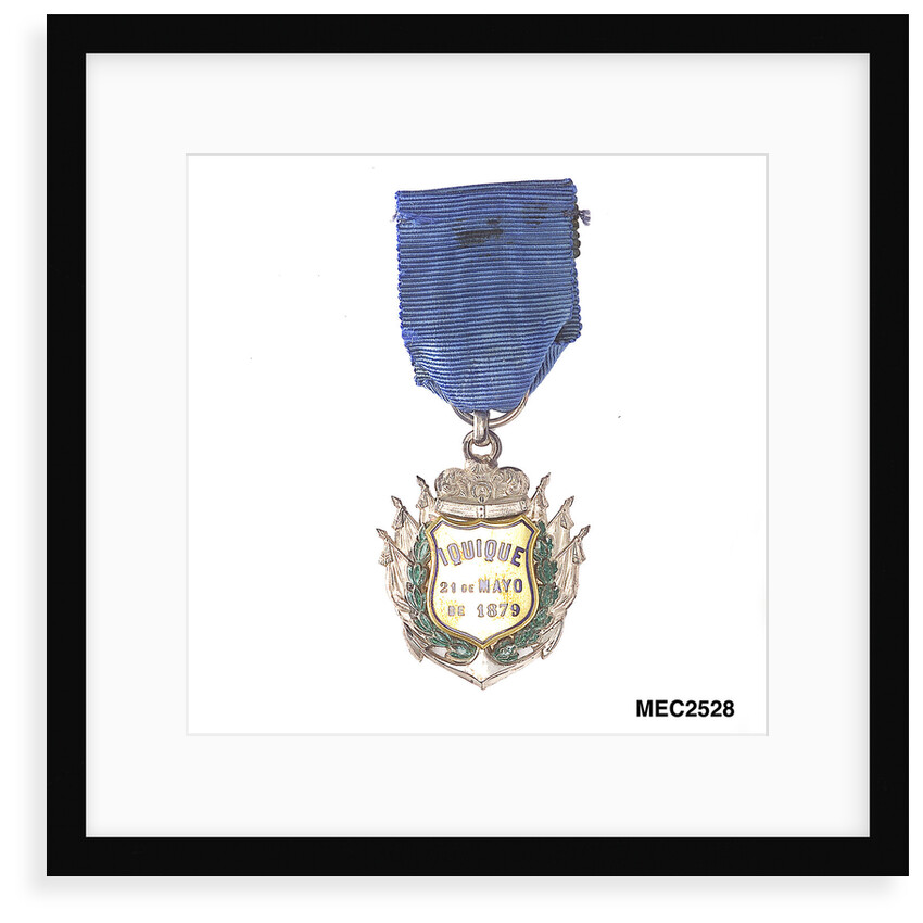 Badge commemorating the action off Iquique, 1879; obverse by unknown