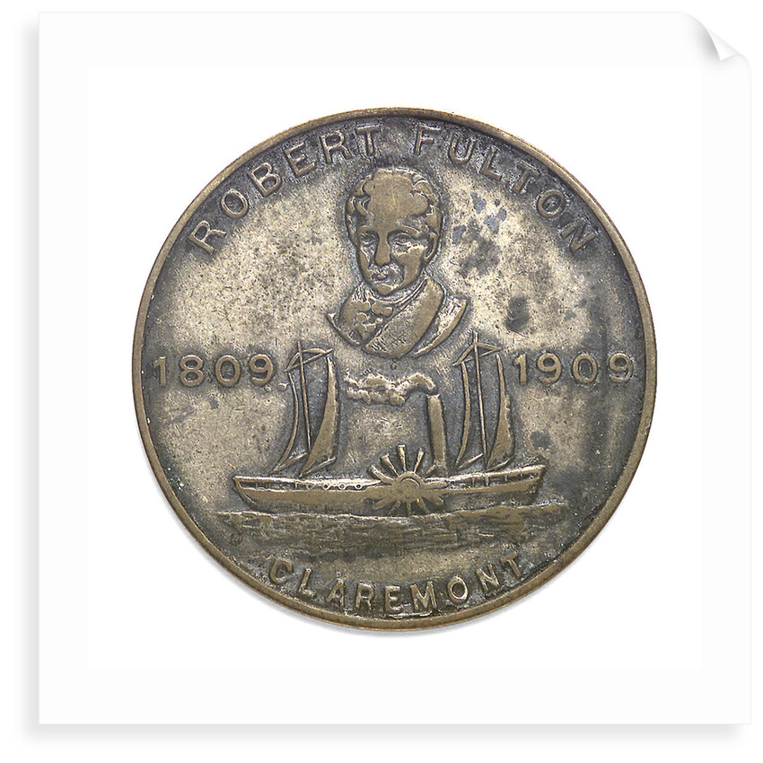 Medal commemorating the Hudson-Fulton celebration, 1909; obverse by Whitehead & Hoag