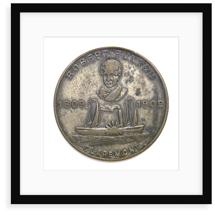 Medal commemorating the Hudson-Fulton celebration, 1909; obverse by Whitehead & Hoag