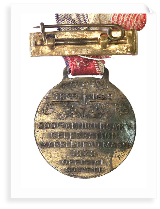 Medal commemorating the tercentenary of Marblehead Massachusetts, 1929; reverse by Unknown