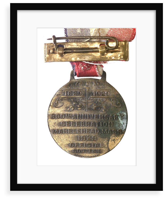 Medal commemorating the tercentenary of Marblehead Massachusetts, 1929; reverse by Unknown