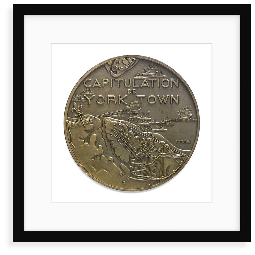 Medal commemorating the 150th anniversary of the capitulation of York Town, 1931; reverse by Pierre Turin