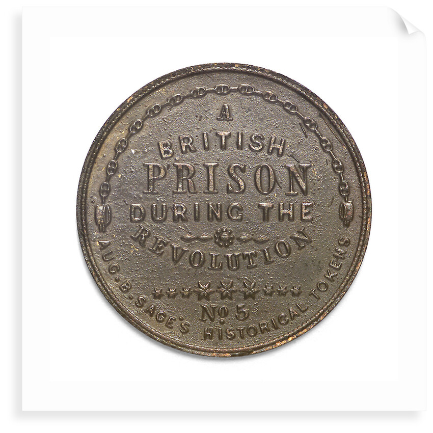 Token commemorating HMS 'Jersey'; reverse by unknown