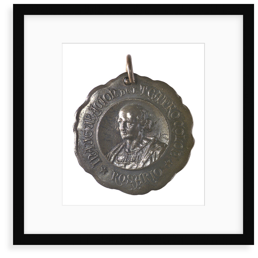 Medal commemorating Christopher Columbus (1451-1506) and the Inauguration of the Theatre Colon, Rosario, 1904; obverse by unknown