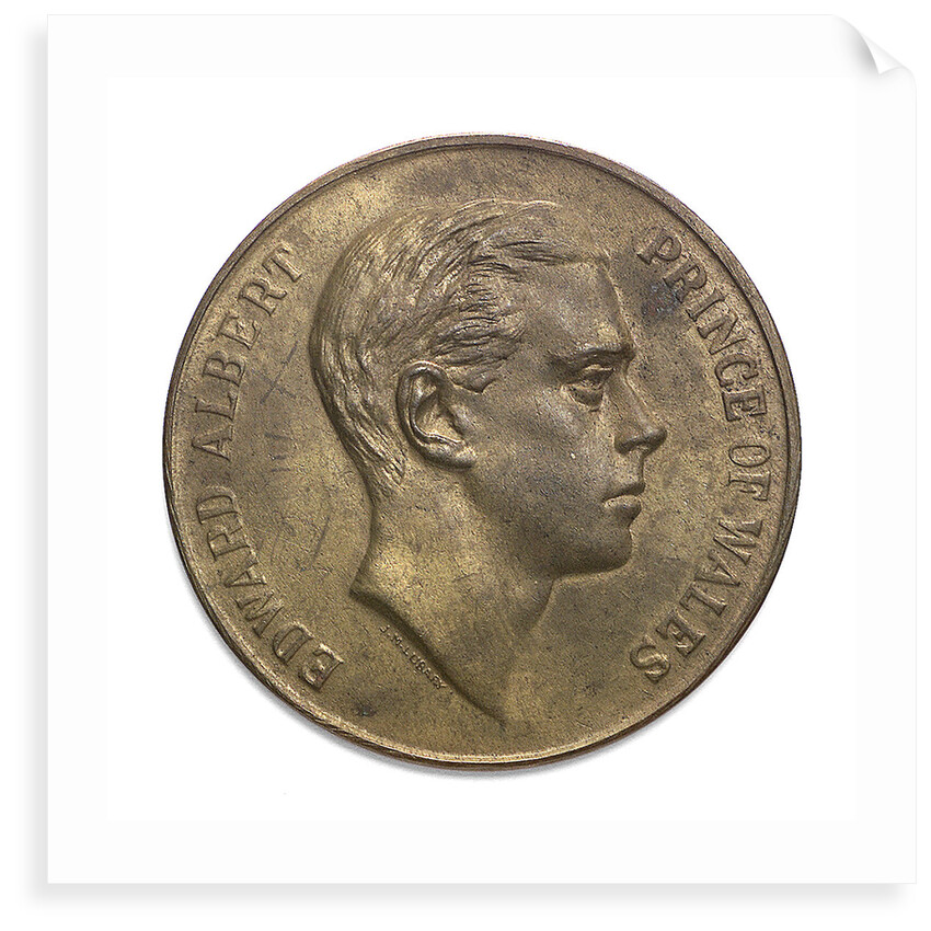Medal commemorating the visit of  the Prince of Wales to Argentina, 1925; obverse by J.M. Lubary