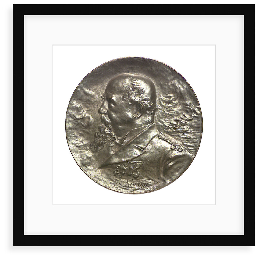 Commemorative medal depicting Captain V. E. Lavarello; obverse by Cardinal Francisco Jimenez de Cisneros Ximenes