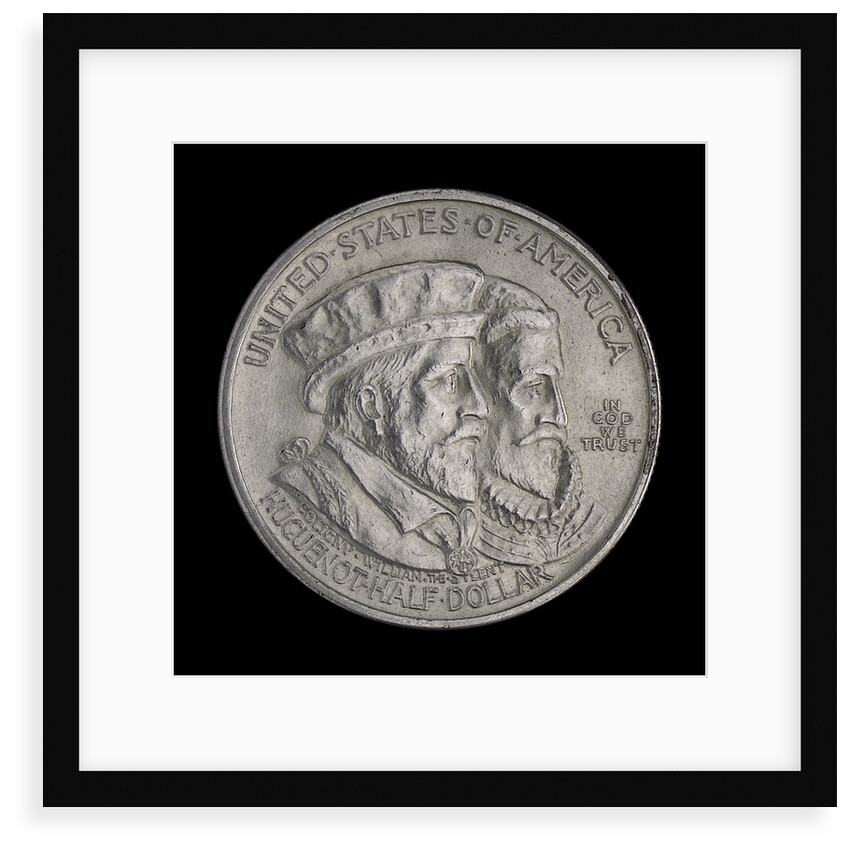 Coin commemorating the Huguenot-Walloon Tercentenary, 1924; obverse by unknown