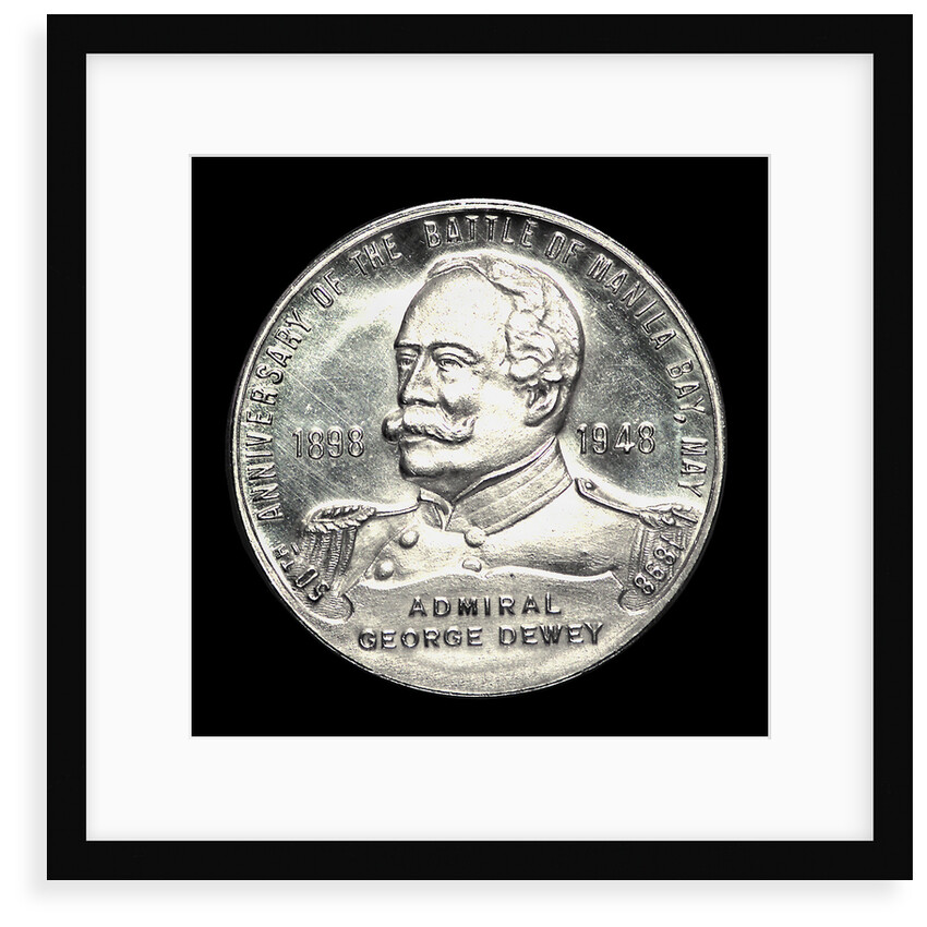 Medal commemorating the 50th anniversary of the Battle of Manila Bay, 1948; obverse by W. & H. Co.