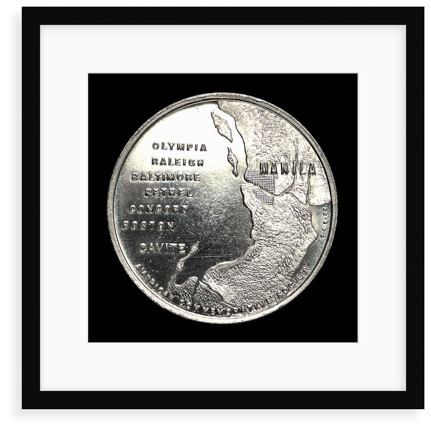 Medal commemorating the 50th anniversary of the Battle of Manila Bay, 1948; reverse by W. & H. Co.