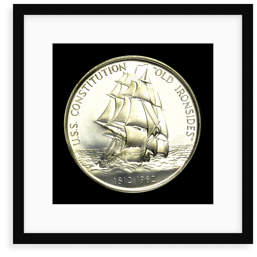 Medal commemorating the USS 'Constitution'; reverse by Heraldic Art