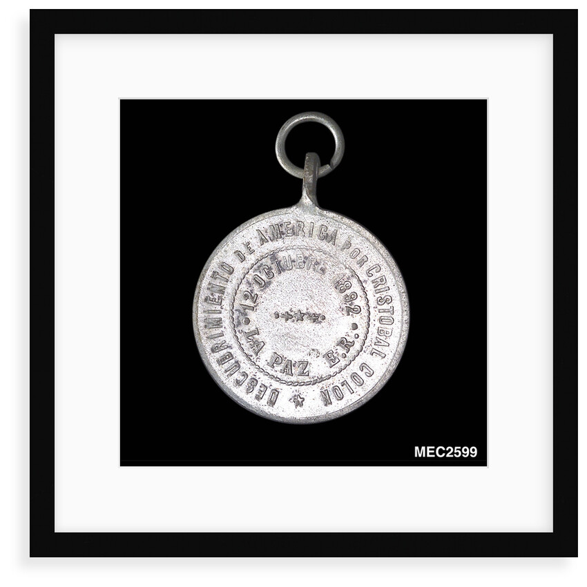 Token commemorating the 400th anniversary of the discovery of America, 1892 by unknown