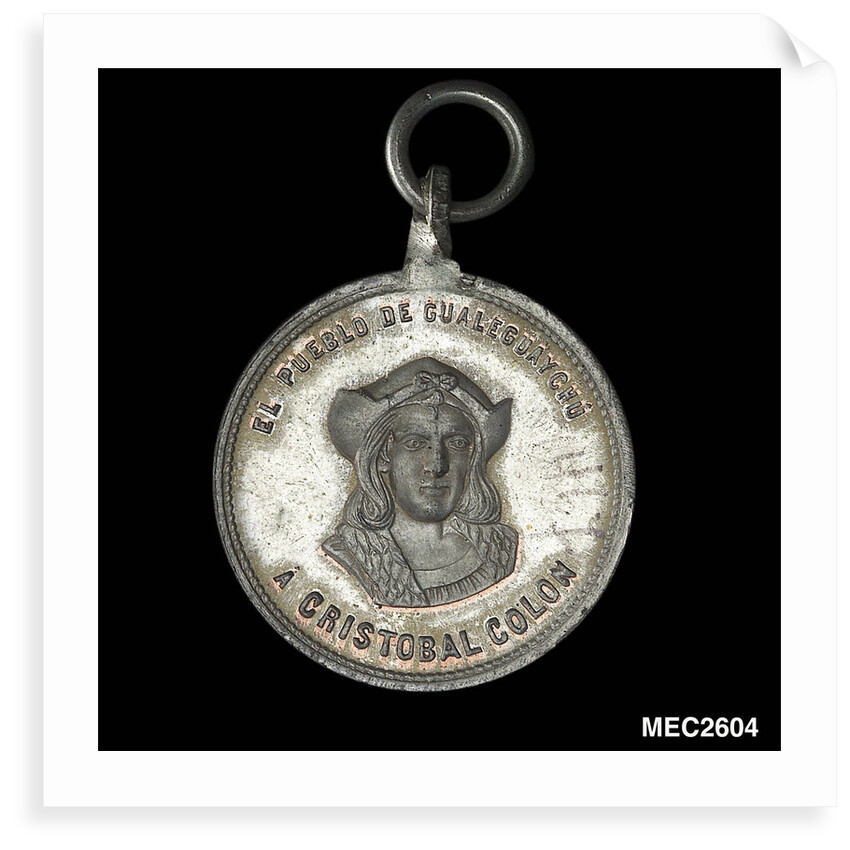 Token commemorating the 400th anniversary of the discovery of America, 1892 by unknown