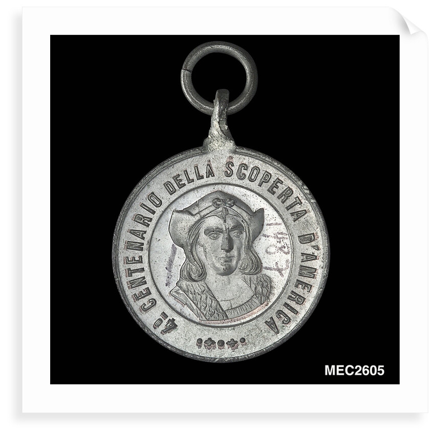 Token commemorating the 400th anniversary of the discovery of America, 1892 by Unknown