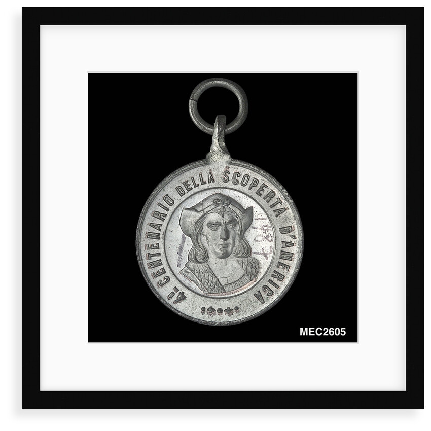 Token commemorating the 400th anniversary of the discovery of America, 1892 by Unknown