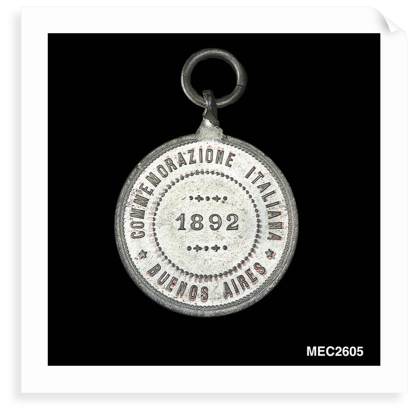 Token commemorating the 400th anniversary of the discovery of America, 1892 by unknown
