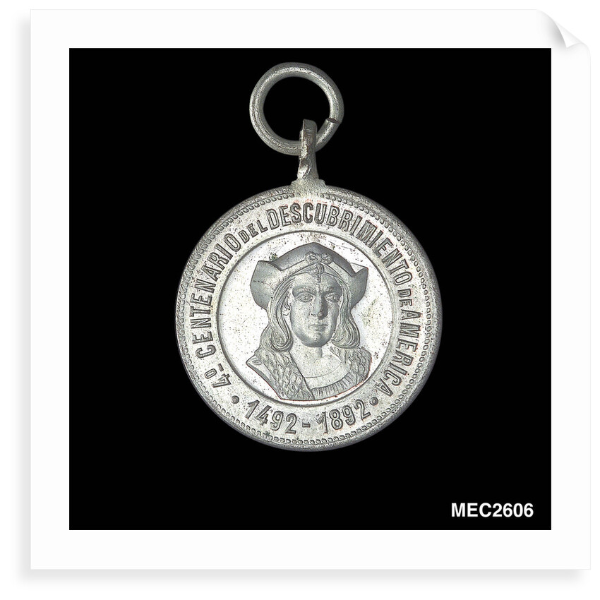 Token commemorating the 400th anniversary of the discovery of America, 1892 by Unknown