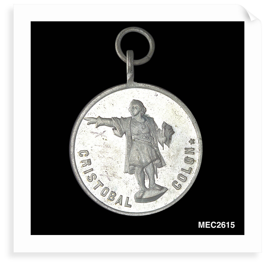 Token commemorating the 400th anniversary of the discovery of America, 1892 by unknown