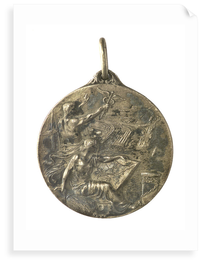 Medal commemorating Bahia Blanca centenary, 1928; obverse by unknown