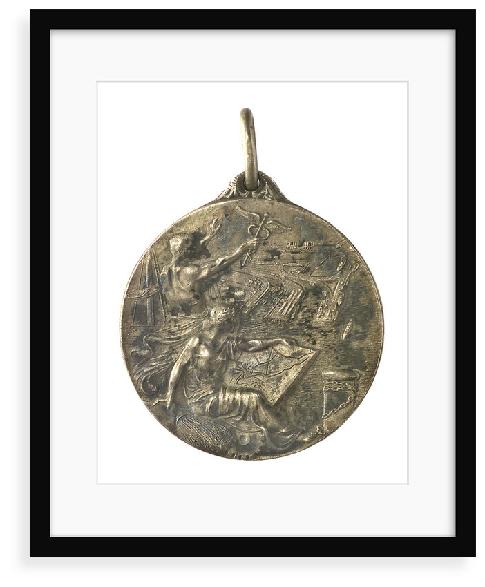 Medal commemorating Bahia Blanca centenary, 1928; obverse by unknown
