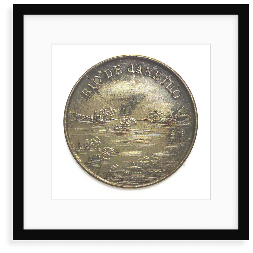 Medal commemorating the bombardment of Rio de Janeiro, 1893-4; obverse by W. & B.