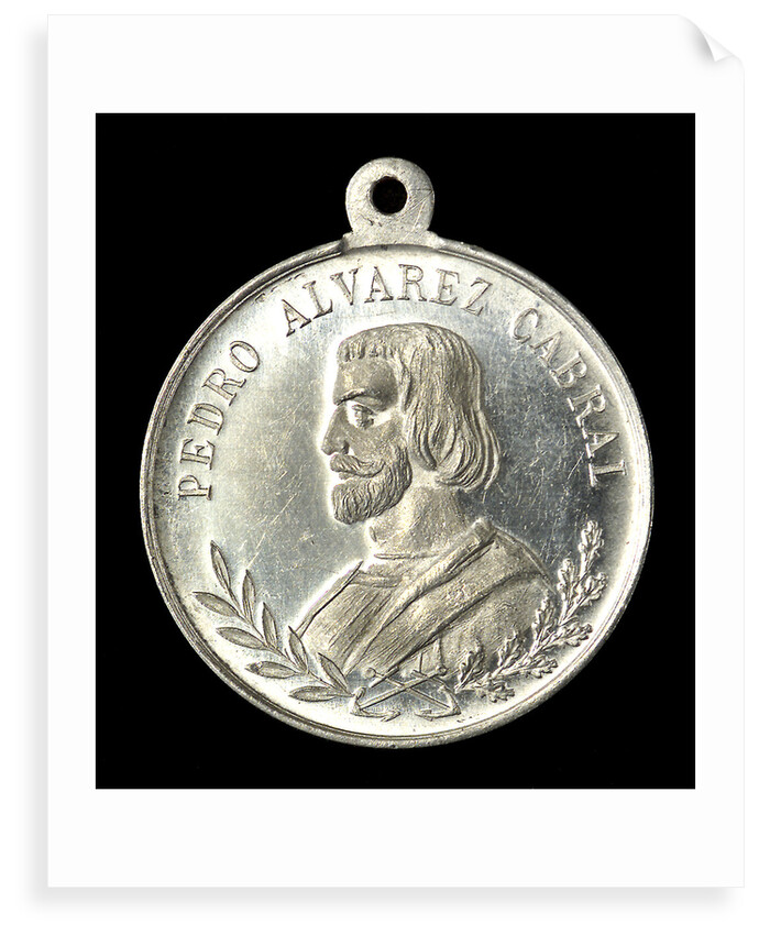 Medal commemorating the discovery of Brazil and Admiral Cabral; obverse by unknown