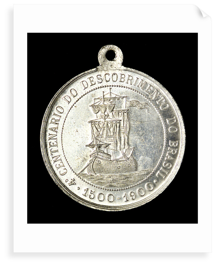 Medal commemorating the discovery of Brazil and Admiral Cabral; reverse by unknown