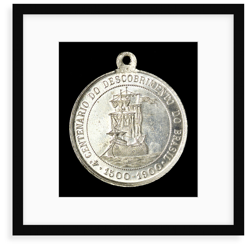 Medal commemorating the discovery of Brazil and Admiral Cabral; reverse by unknown