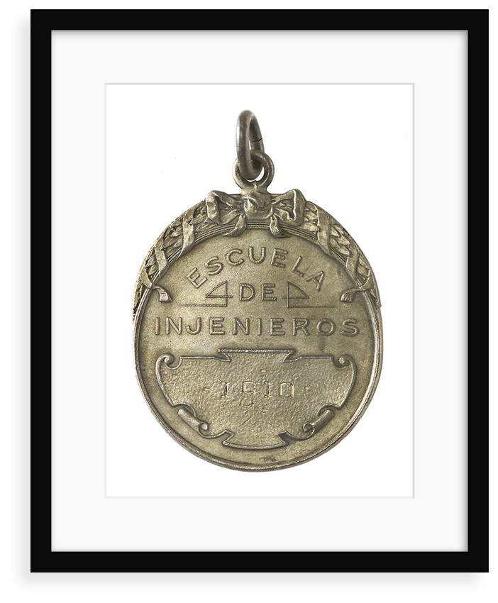 Badge of the School of Engineers, Chile; reverse by C. Rossi